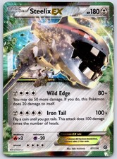 Steelix EX 67/114 (NM) - XY - Steam Siege - Ultra Rare -Pokemon TCG