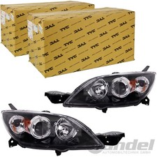 2x TYC H7/H7/HB3 HAUPTSCHEINWERFER LINKS+RECHTS für MAZDA 3 BK 03-09 MIT LWR