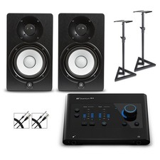 PreSonus Quantum ES4 Audio Interface wYamaha Studio MonitorsCablesStands HS5