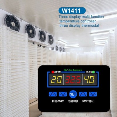 Temperaturregler Programmierbarer Thermostat mit 12V/220V Spannung XH W1411