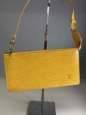 Louis Vuitton LV Accessories Pouch M52959 Pochette Accessoires Yellow EPI