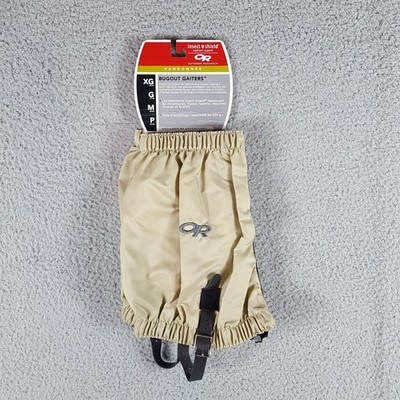 Outdoor Research Bugout Gaiters Trail Mens Size XL OR Hiking Shoe Leg Cover