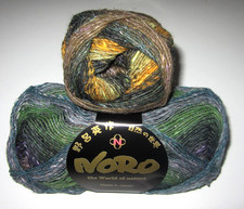 100 gram ball of NORO SILK GARDEN SOCK lambs wool silk knitting yarn 360