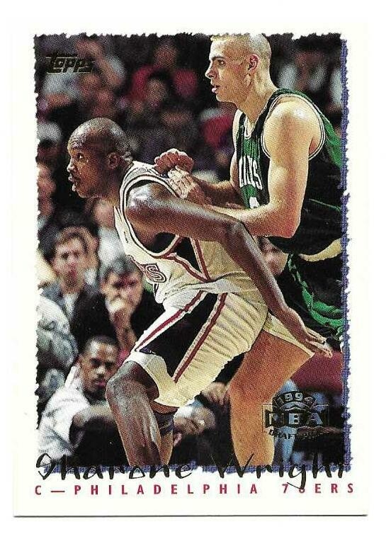 SHARONE WRIGHT 1994-95 TOPPS ROOKIE CARD NEAR MINT CONDITION