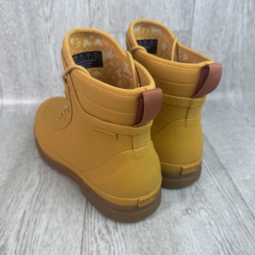 Muck Boot Company Originals Lace-Up Yellow Waterproof Boots Women's 9 - Picture 3 of 13