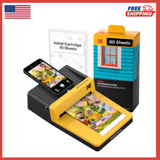 KODAK Dock plus 4PASS Instant Photo Printer, 4X6 Inches, 90 Sheets Bundle