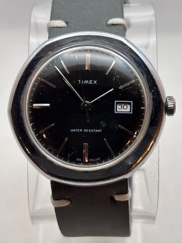 Timex Marlin Vintage 1977 Men’s 38MM Mechanical Date Watch Running