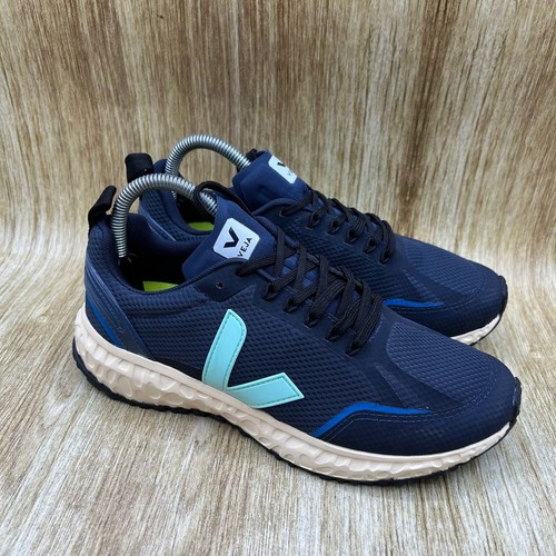 Veja Condor 2 Alveomesh Women's Size 8.5 Navy Blue Teal Sneakers Running Shoes