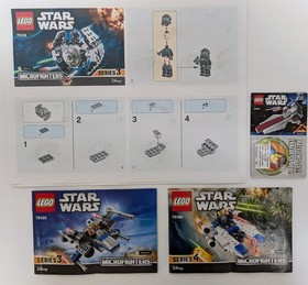 Lego Star Wars Microfighter Lot of 3 (75160, 75125, 75128)+micro Venator (30053)