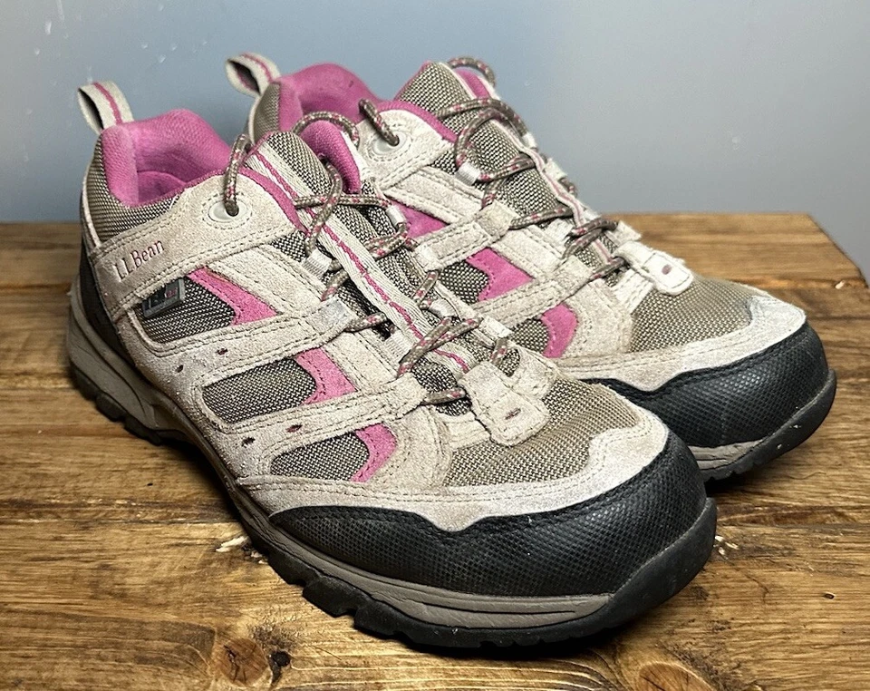 L.L. Bean TEK 2,5 258483 женщин черный/пляж туристические туфли низкий верхний шнурует вверх размер 9 - Изображение 4 из 4