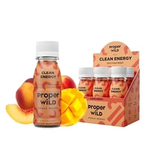Proper Wild Energy Shot Peach Mango, 2.5oz - Qty 6 3/2026