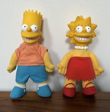 Vintage The Simpsons 1990 Bart Simpson Lisa Matt Groening 20th Century 8 Set