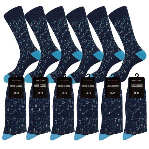 3-6-12 Cotton Dress Socks Multicolor Formal Wedding Socks 10-13 RED - Picture 6 of 10