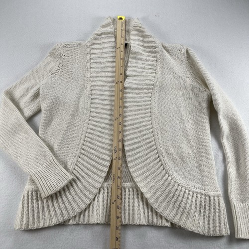 Talbots Open Front Cardigan Sweater Angora Rabbit Hair Cozy Knit Women S - Picture 10 of 10