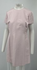 Christian Dior Short Sleeve A-Line Knee-Length Dress in Rose sz 12 NWT