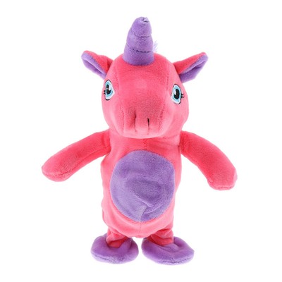 unicorno peluche parlante