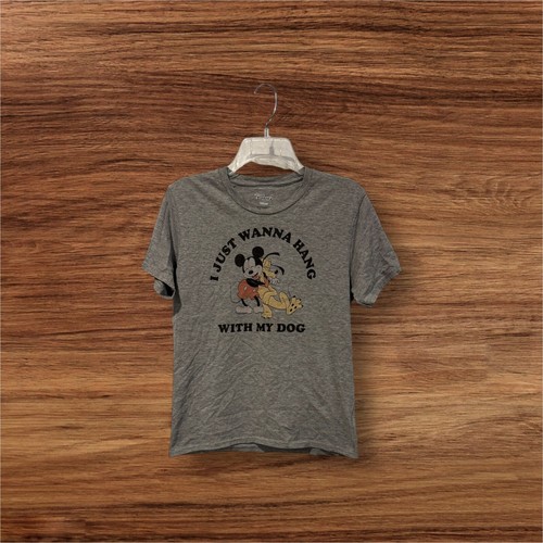Disney Youth Large Mickey Mouse And Pluto Tee