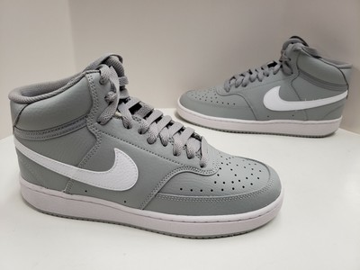 nike court mid vision basketball grey