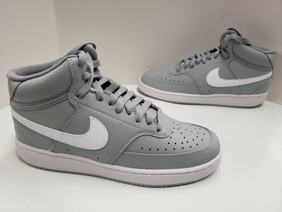 nike court vision mid grey