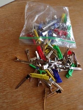 Metal & Plastic Duckbill Alligator Hair Styling Clips 100 Pcs