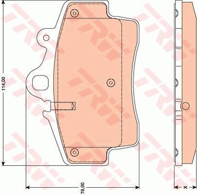 Plaquettes de frein Porsche Boxster Cayman 2.7 S 3.4 en ceramique performance