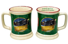 The Polar Express Coffee Mugs Set of 2 Train Ride 3D Believe Bell Rings 12 Ounce