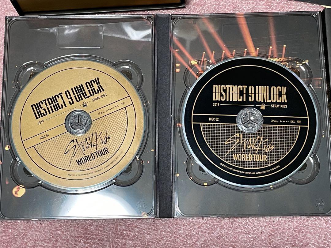 Stray kids World Tour DISTRICT 9 UNLOCK DVD 2discs Photobook