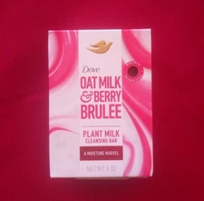 Dove Moisture Oat Milk & Berry Brûlée Plant Milk Bar Soap Moisture Marvel