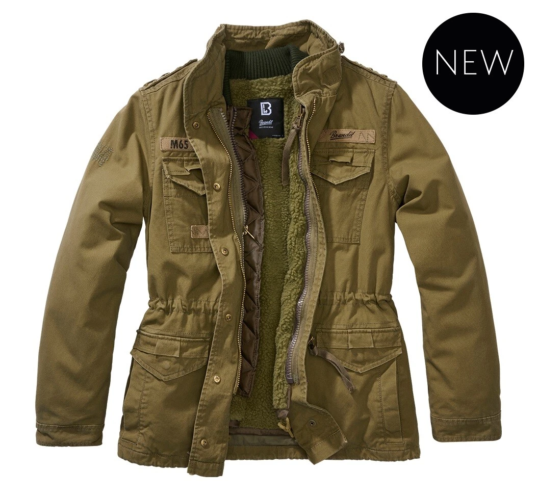 Brandit Jacket Women\'s Jacket Parka 1 | Olive, Military Black Giant M-65 eBay 2 IN