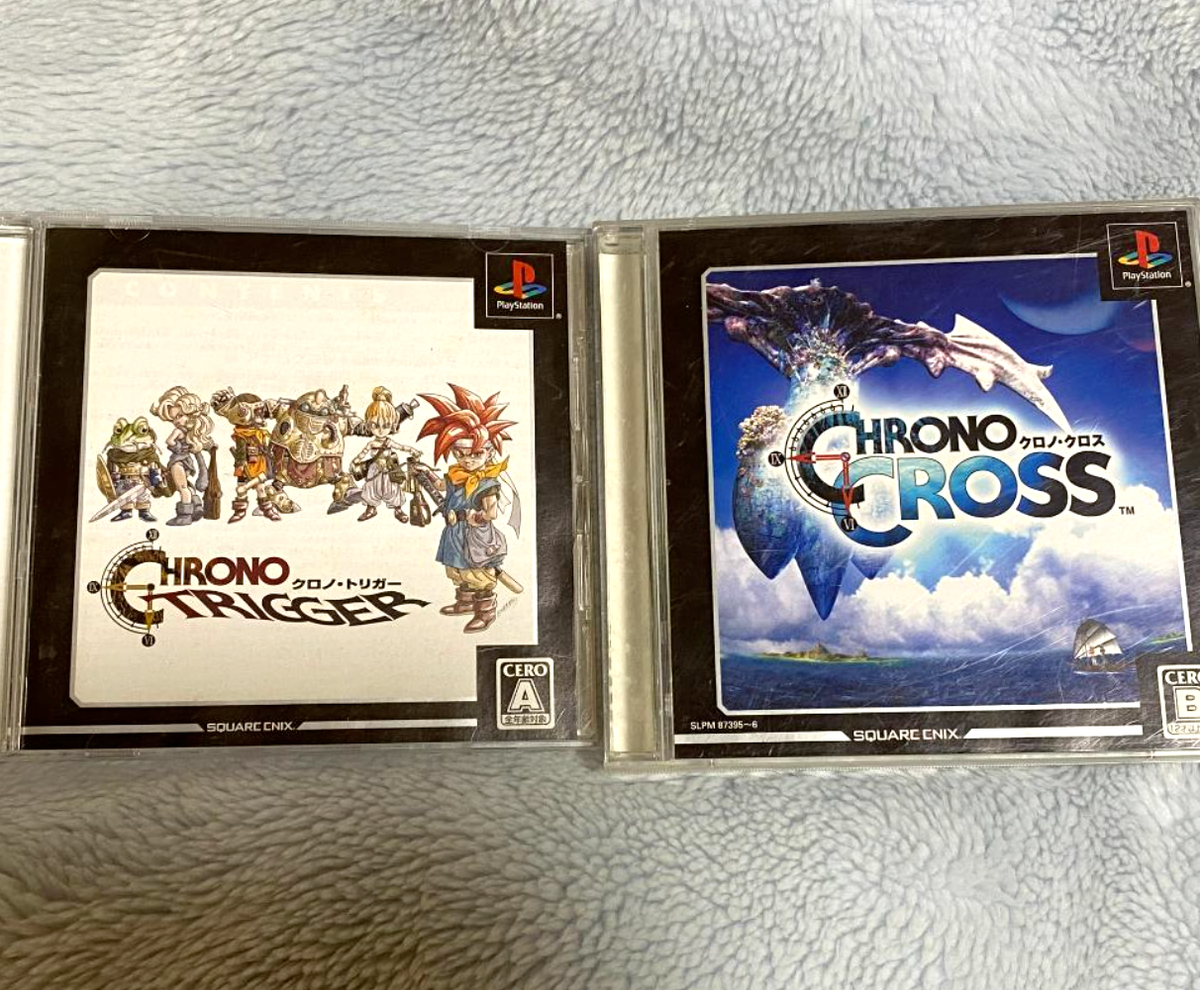 PS1 Chrono Trigger Chrono Cross Playstation1 Lot of 2 Japan SQUARE