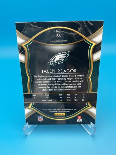 2020 Panini Select - Concourse #68 Jalen Reagor (RC) - Picture 2 of 2