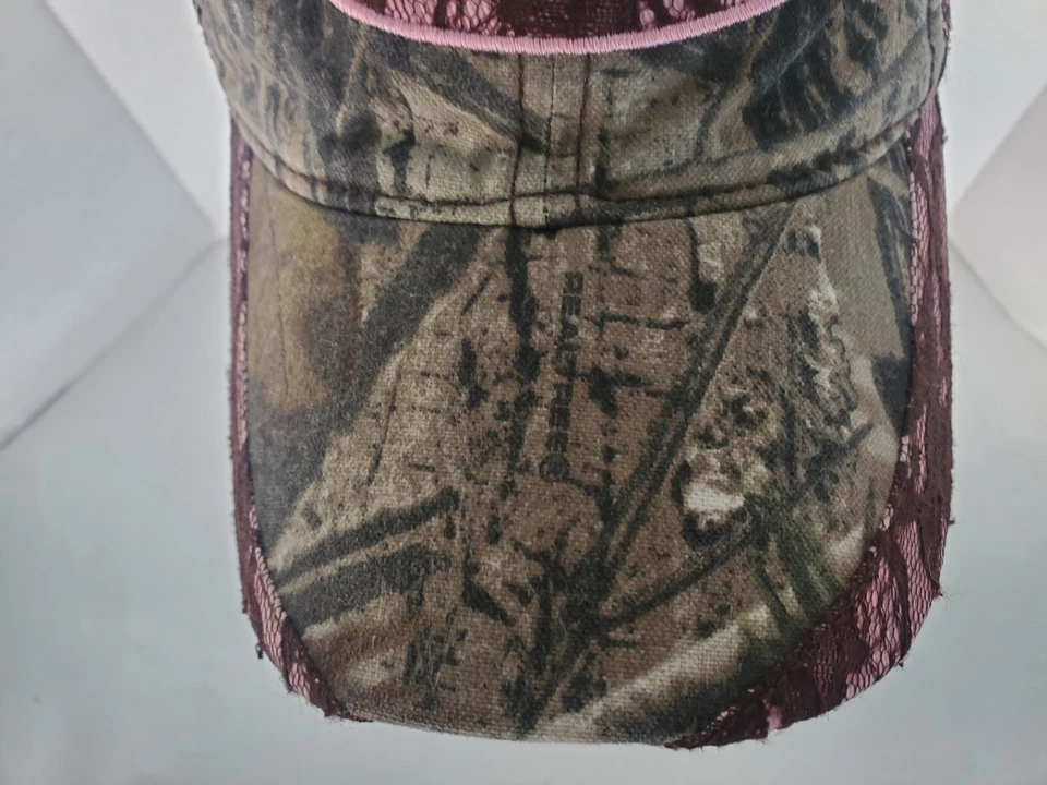 Camuflaje Damas Sombrero Caza Paramount Exterior Gorra Rosa Encaje Camuflaje Ajustable Foto 2 de 4