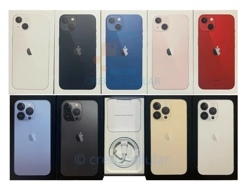 Retail Box Only for Apple iPhone 13, 13 PRO, 13 PRO MAX, 13 mini - Cable Option - product listing photo