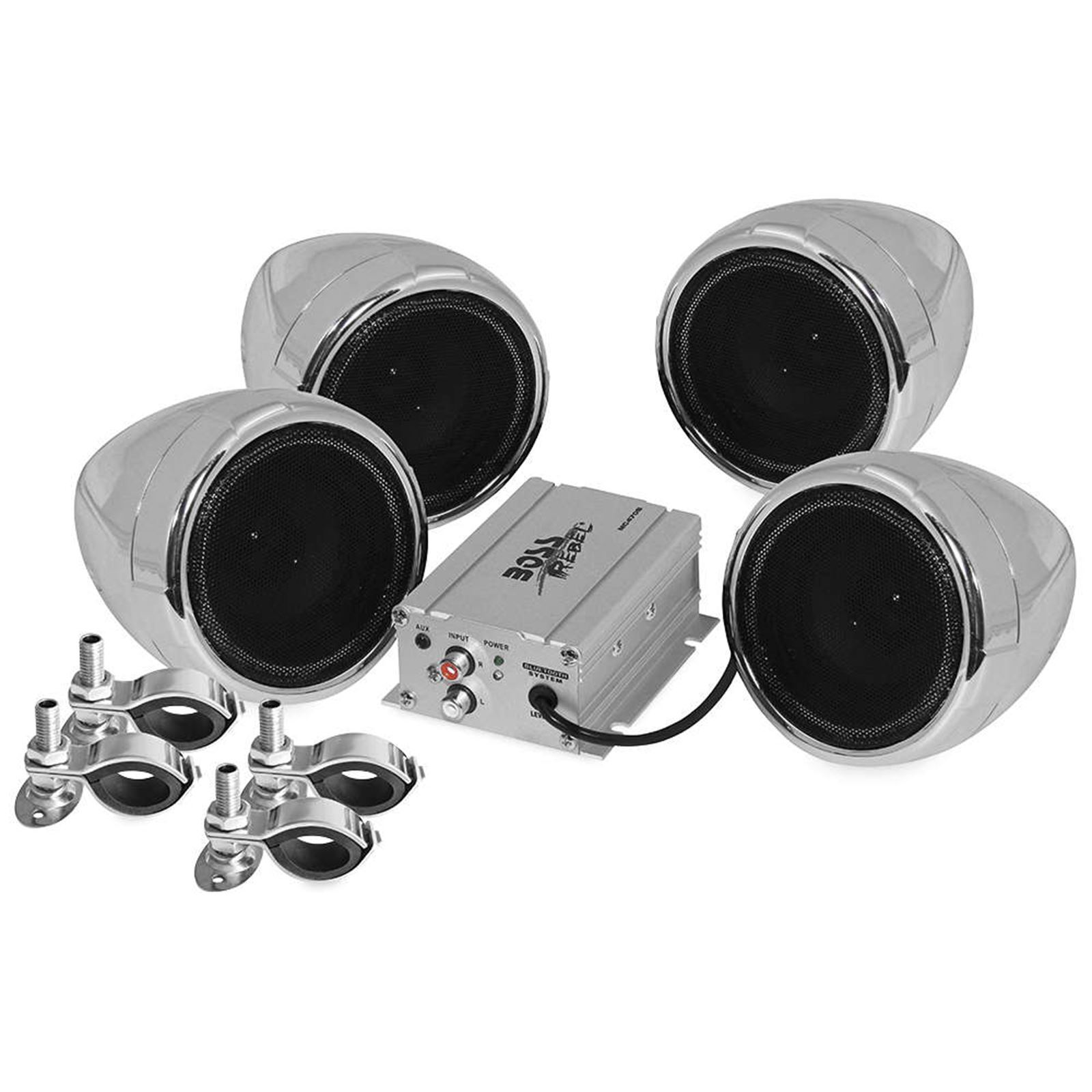 Boss Audio MC470 Speaker System Chrome 1000W MC470B