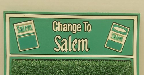 Salem Cigarettes Advertising Astroturf Putting Green Bar Mat Change To Salem - Picture 2 of 5
