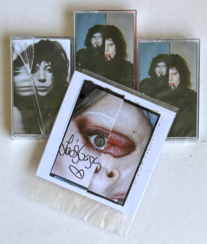 LADY GAGA * MAYHEM * OOP UK LIMITED 3x CASSETTE SET w/ SIGNED ART CARD * BN&M!