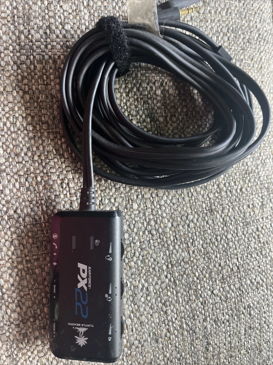Turtle Beach Ear Force PX22 Black Headset Amplifier Controller Volume Cable