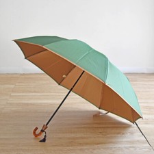 Folding Umbrella Women's Green  Camel Komiya Shoten New From JPN F/S