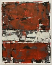 No.948 Original Abstract Modern Minimal Textured Painting By K.A.Davis 
