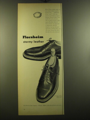1950 Florsheim Advertisement - The Viking S-1378 Shoes | eBay