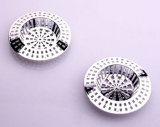 Setaccio Plastica Lordo Metallizzato 72mm. 2 Pezzo Vasca da Bagno Piatto Doccia