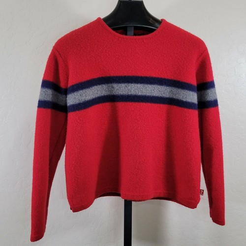 Vintage 90's Guess Jeans Lambswool Red 