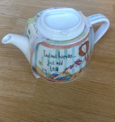 JOHNSON BROTHERS BORN TO SHOP TEEKANNE ''INSTANT HUMAN JUST ADD TEA''
