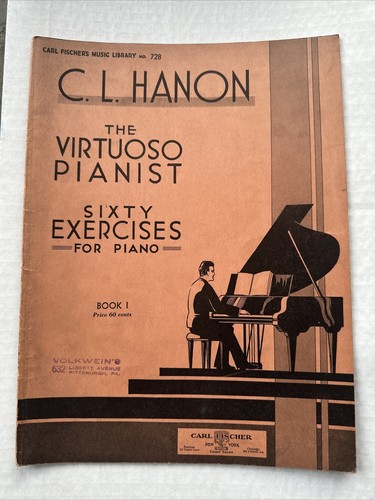 C. L. Hanon: The Virtuoso Pianist - Sixty Exercises For Piano 60 Cent Cover
