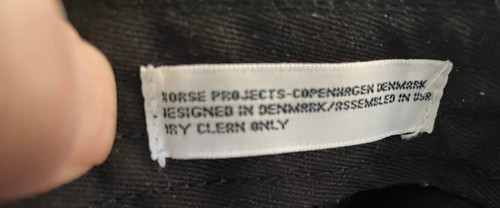 norse projects black mens cap - Picture 6 of 7