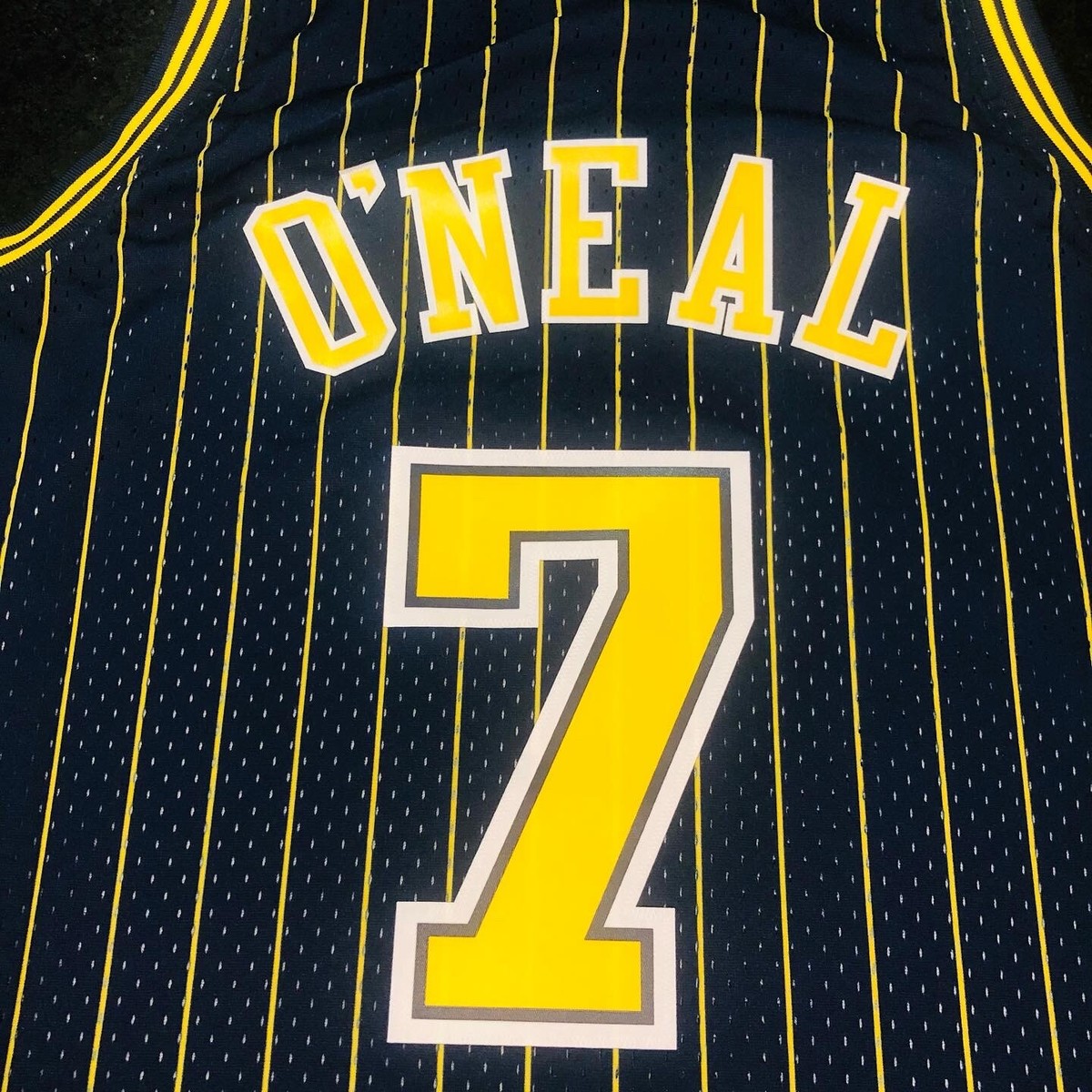 ウェア Jermaine O'neal SWINGMAN JERSEY 2003-04 Mitchell & Ness NBA Swingman Jersey 'Indiana Pacers