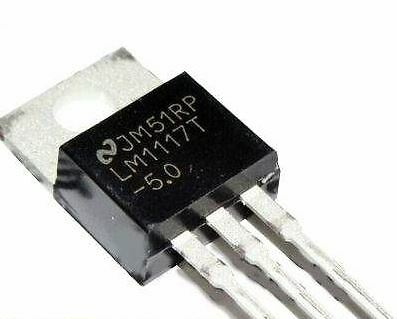 10pcs LM1117T-5.0 LM1117 LD1117 5.0V TO-220 Voltage Regulator 0.8A 5V - Picture 2 of 4