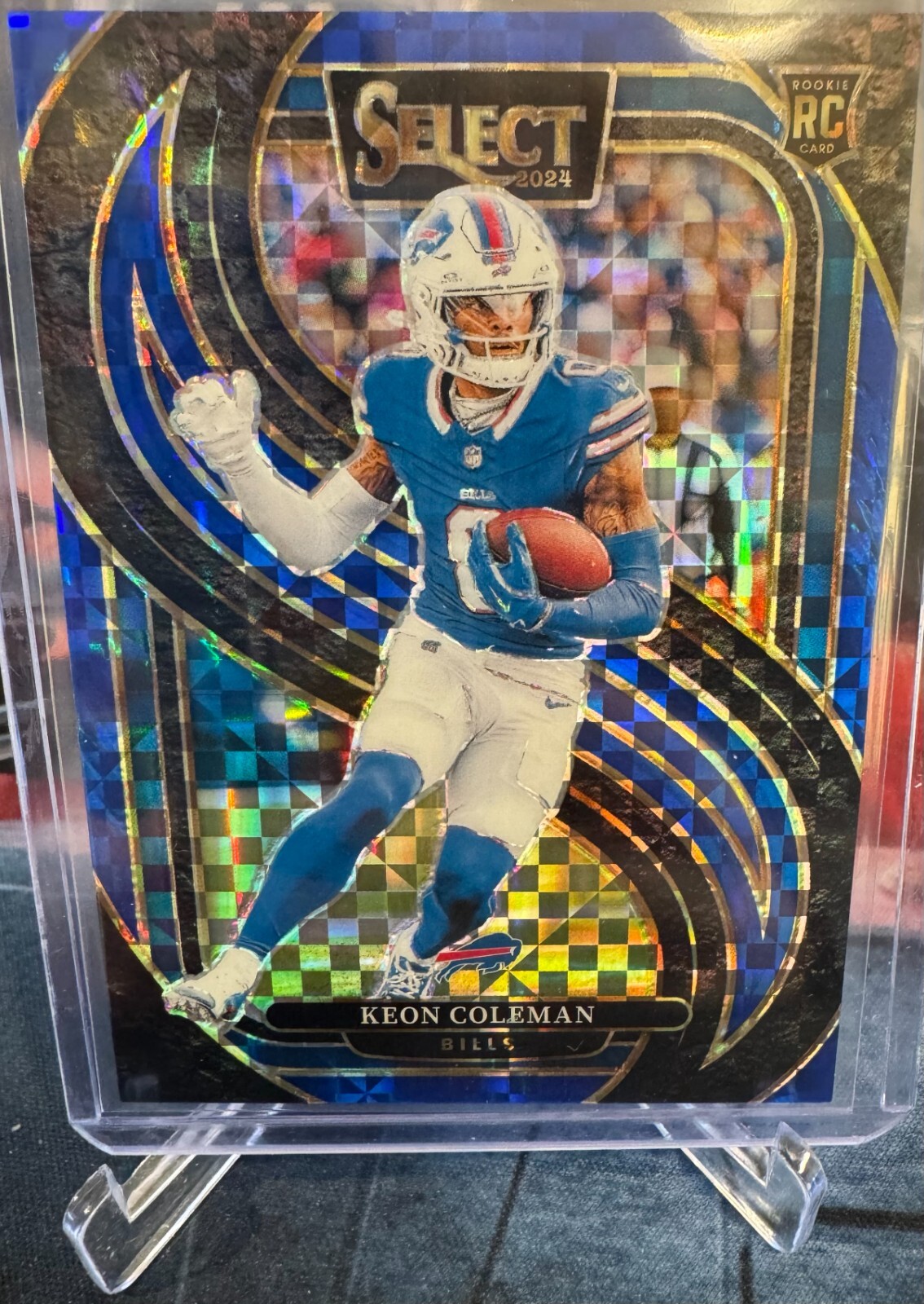 2024 Panini Select KEON COLEMAN Premier Level Blue 62/175 Buffalo Bills RC