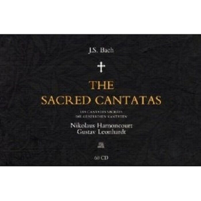 HARNONCOURT/LEONHARDT - COMPLETE SACRED CANTATAS 60 CD CHOR HARNONCOURT/LEONHARDT - COMPLETE SACRED CANTATAS 60 CD CHOR