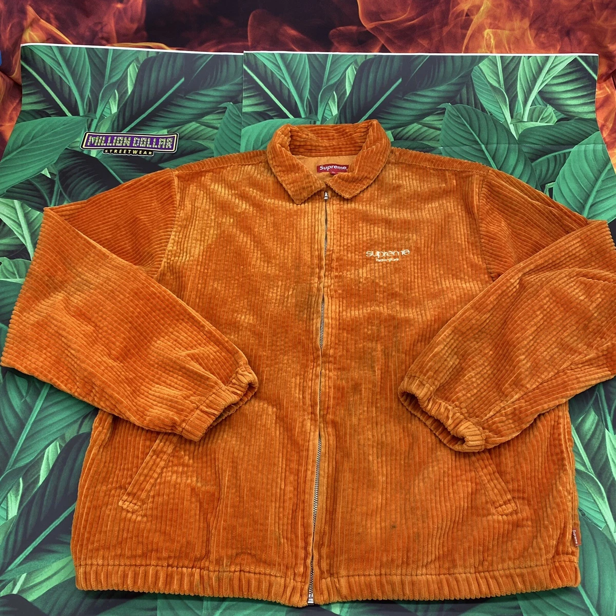 supreme wide whale corduroy harrington jacket | eBay